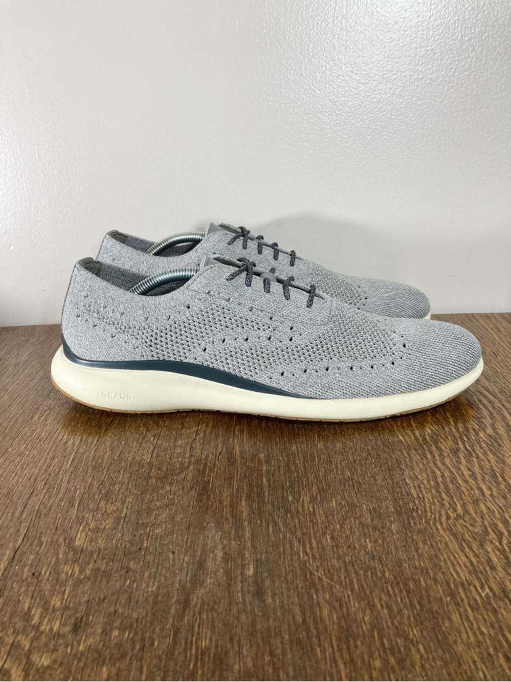 Cole Haan Grand Troy Knit Oxford Men’s Size 11 Cool Gray